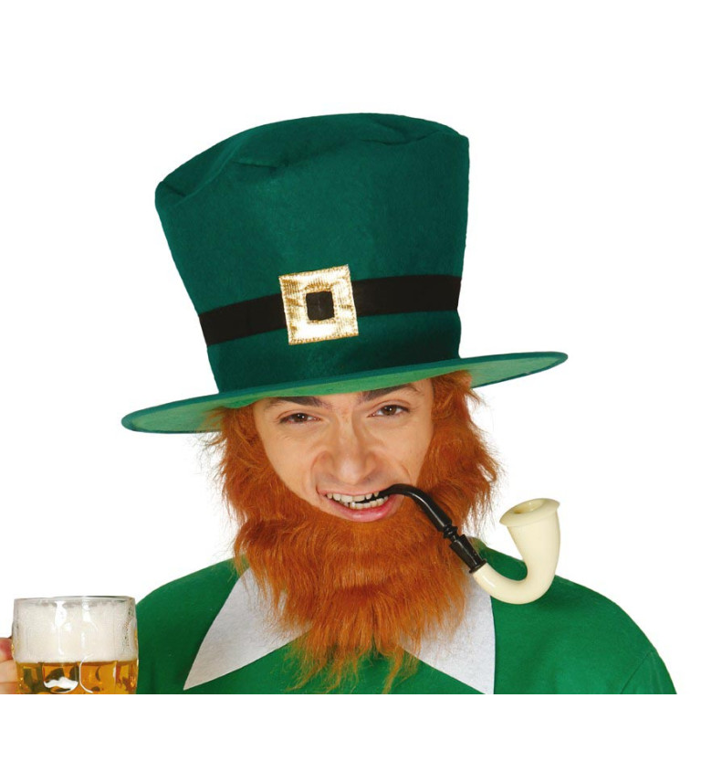 Zelený karnevalový klobouk