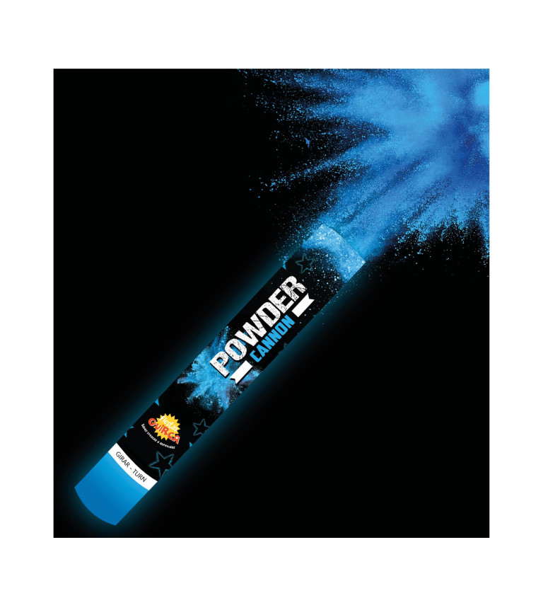 Vystřelovací kanón s práškem – modrá