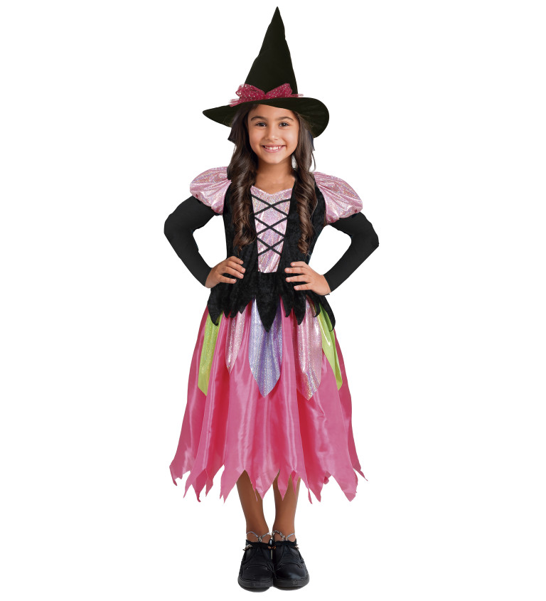Kostým pro čarodějky – Dětský, plný třpytek