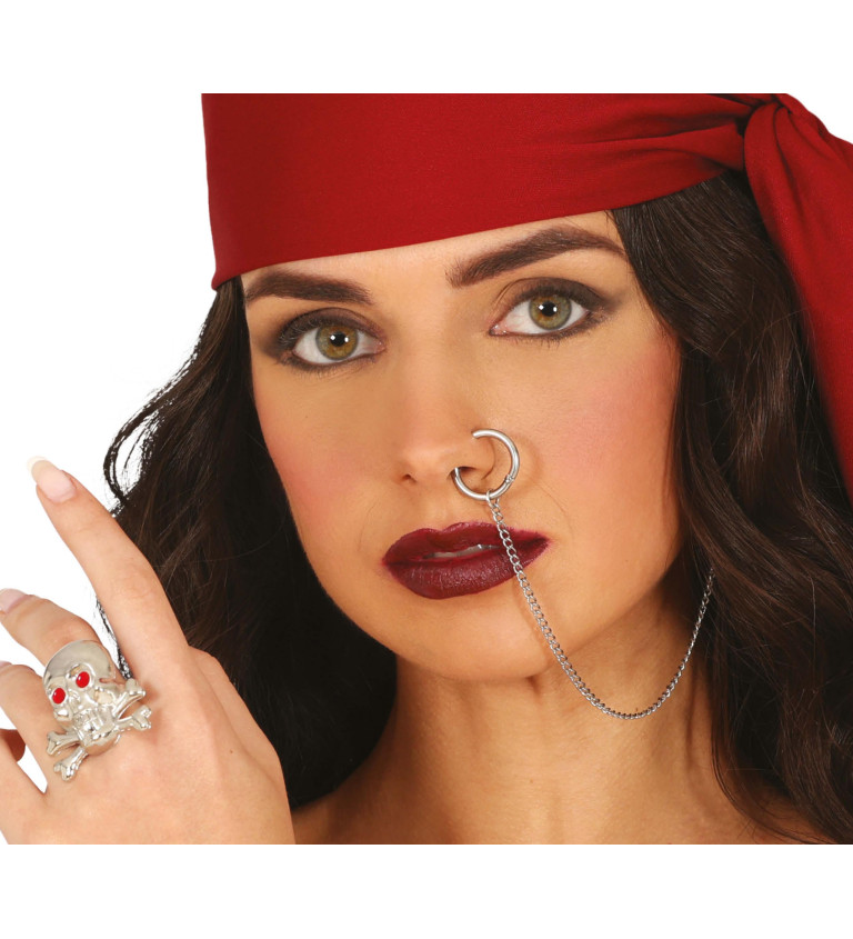 Stříbrný poklad pro Pirátku: Sada šperků