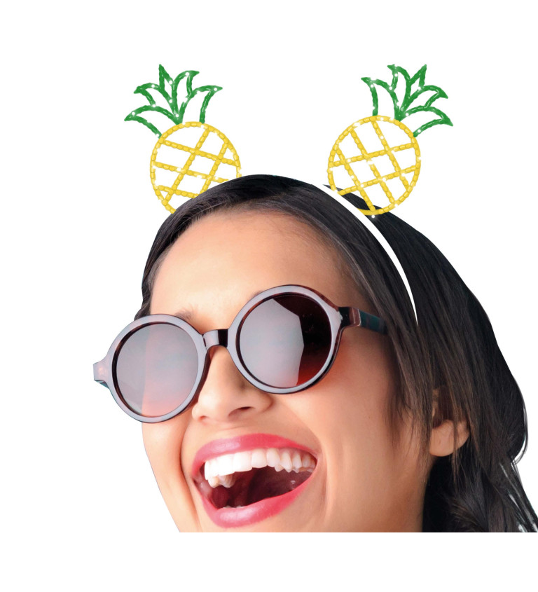 Čelenka s motivem ananasů