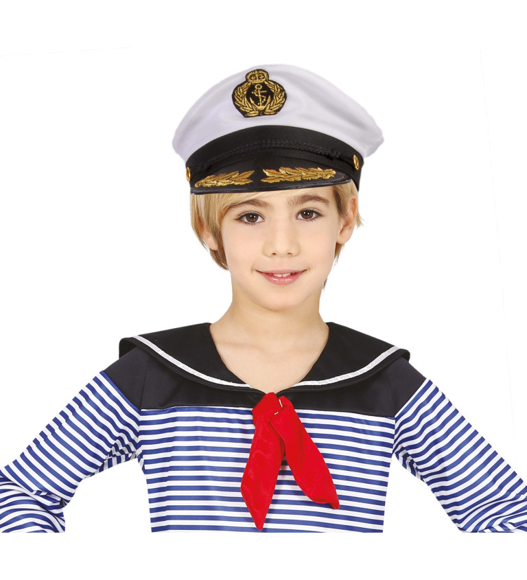 Dětská kapitánská čepice