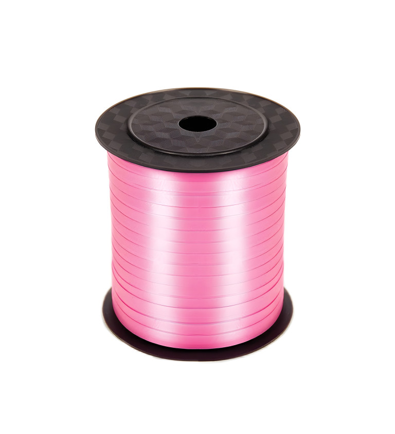 Světlé růžová dekorativní stuha na balónky