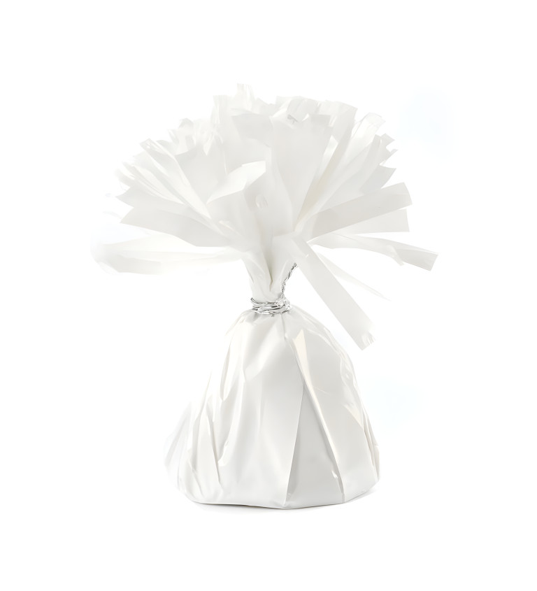 Bílé závaží na balónky