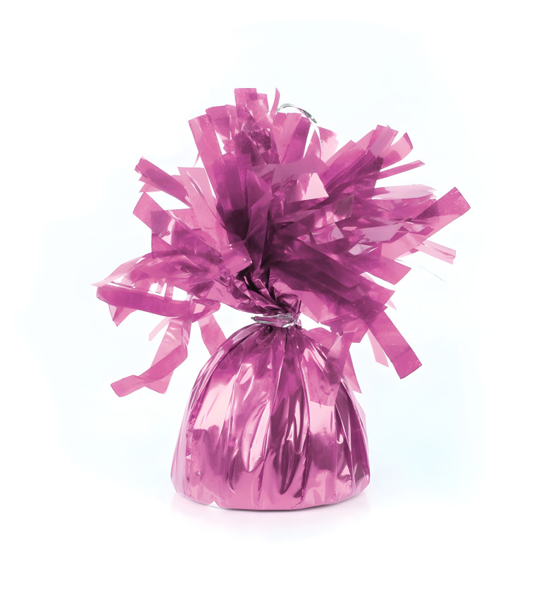 Růžové závaží na balónky