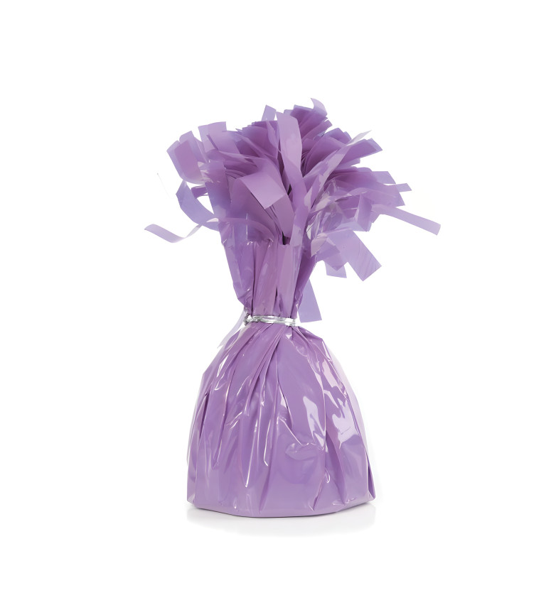 Fialové závaží na balónky