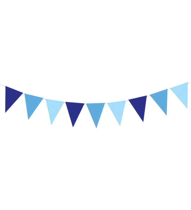 Modrá párty girlanda