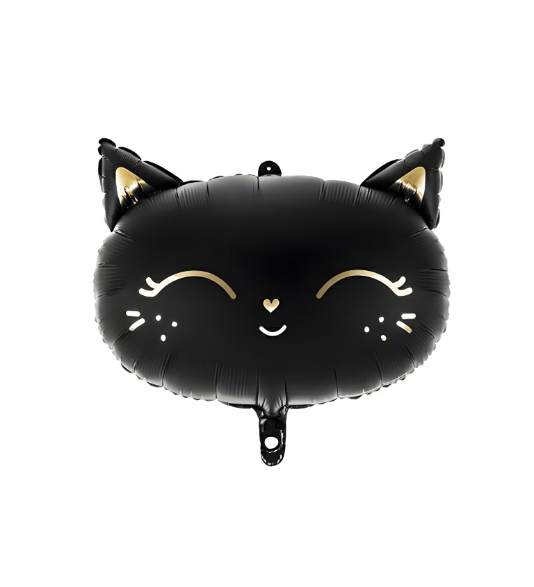 Fóliový balónek – Černá kočka