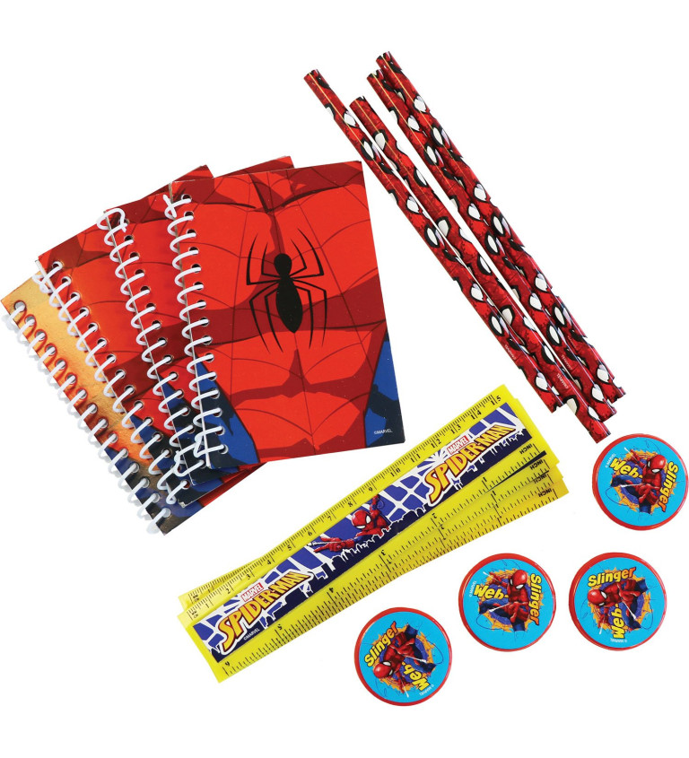Kancelářské potřeby - motiv Spiderman