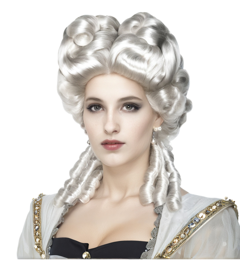 Dámská paruka Barokní elegance