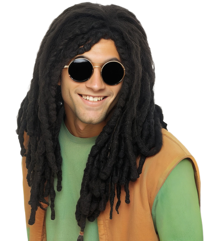 Pánská paruka Hippie dredy