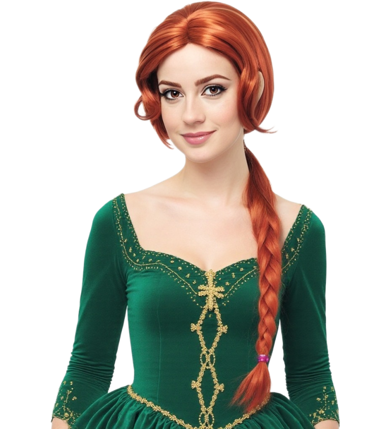 Dámská paruka Zelená princezna