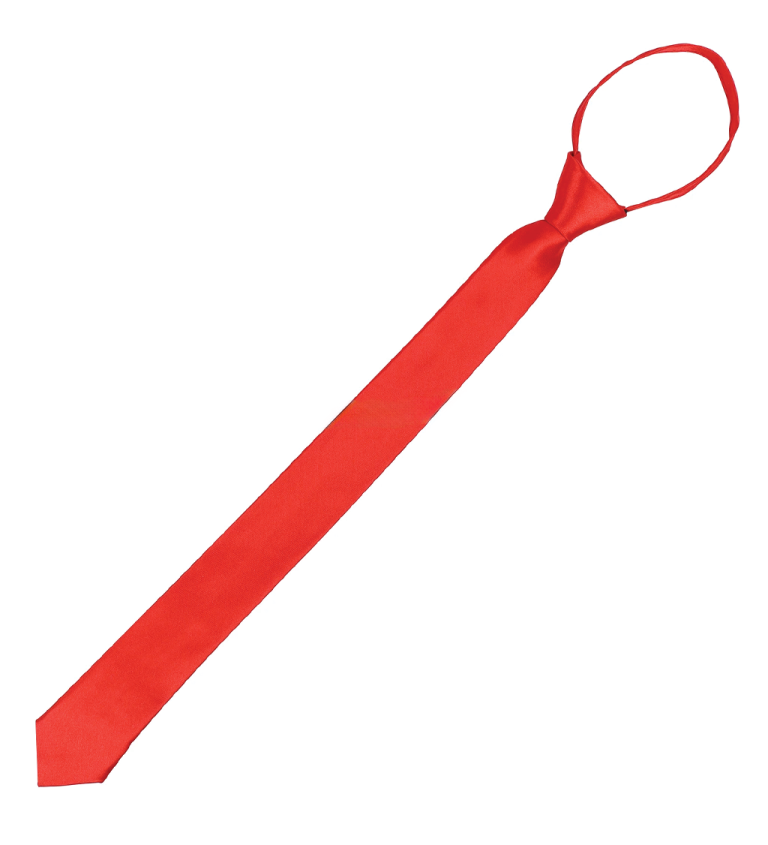 Elegantní červená kravata