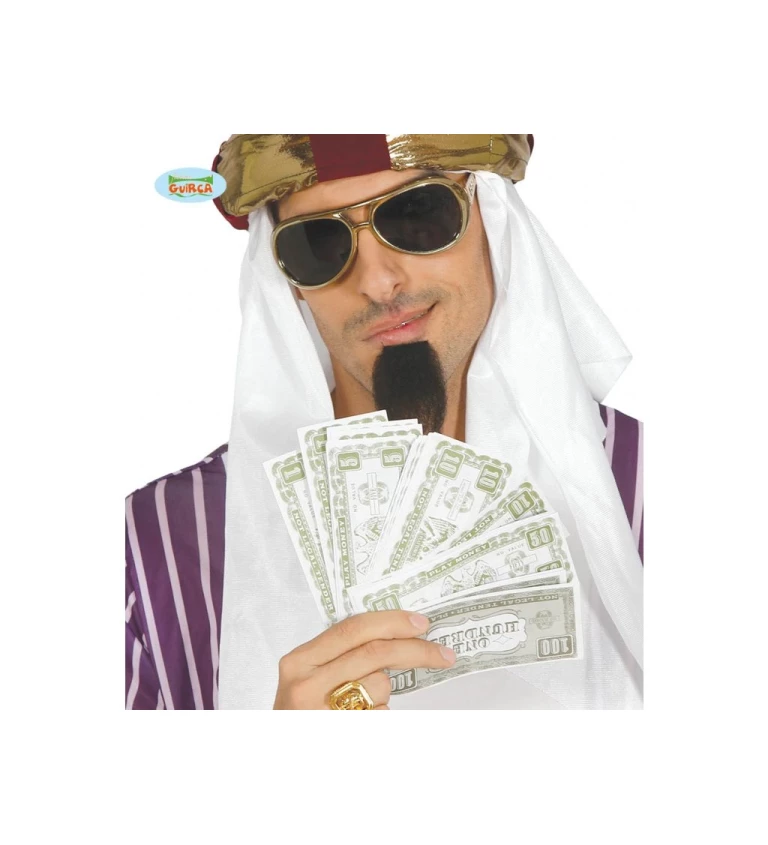 Sada falešných dolarových bankovek