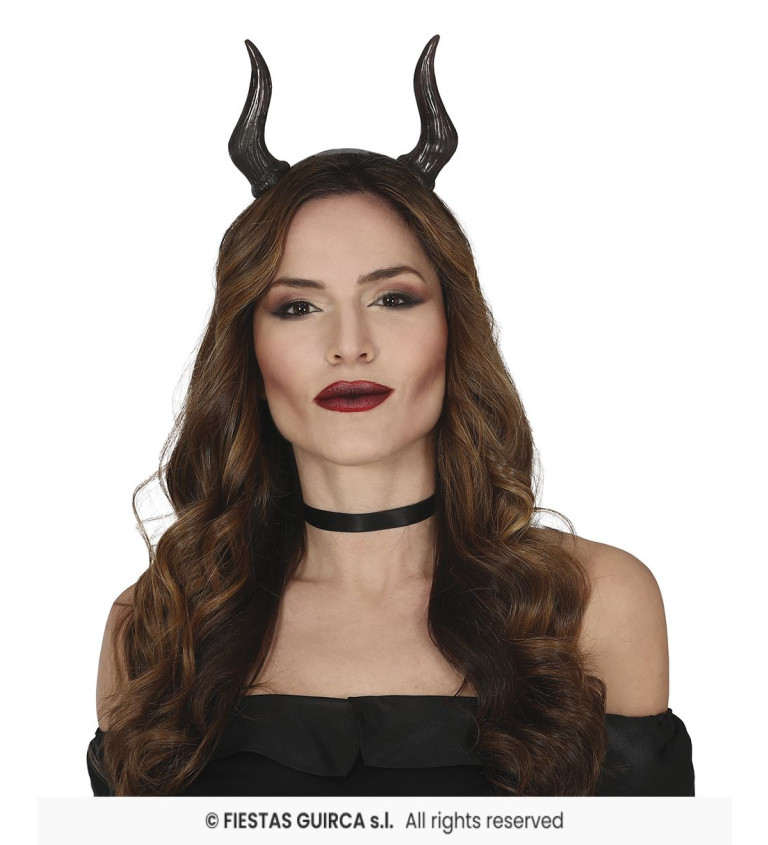 Kostýmové démonické rohy