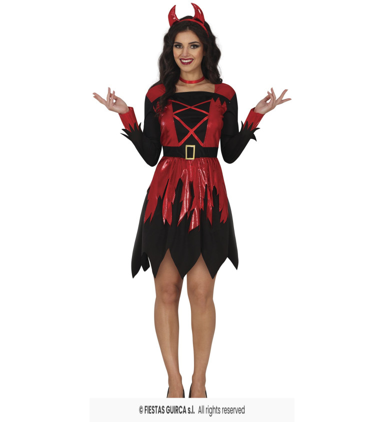 Dámský ďábelský kostým