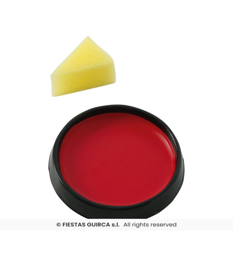 Červená barva na obličej