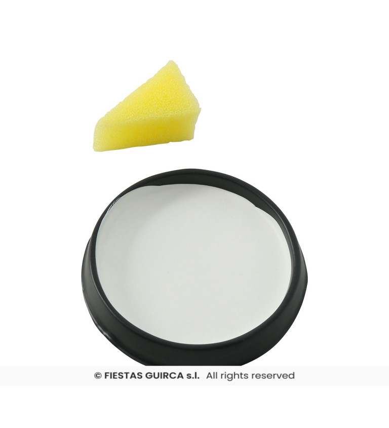 Houbičkový make-up – bílý