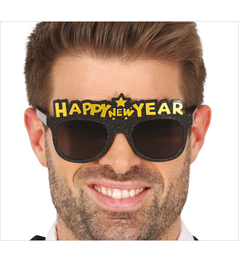 Novoroční brýle s nápisem Happy New Year