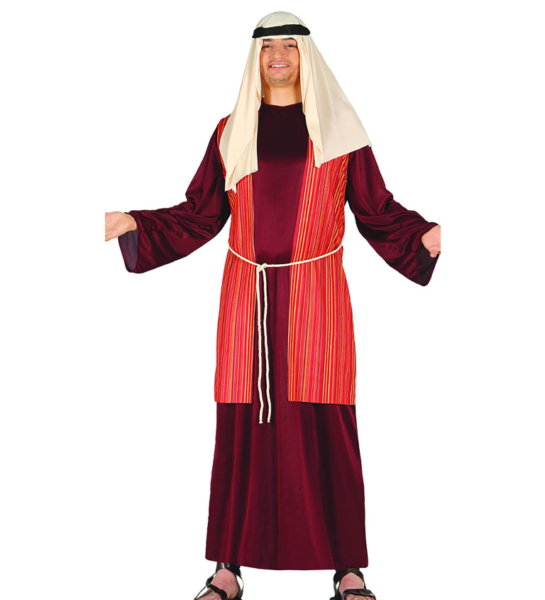 Kostým Pastýř – pánský, hnědý