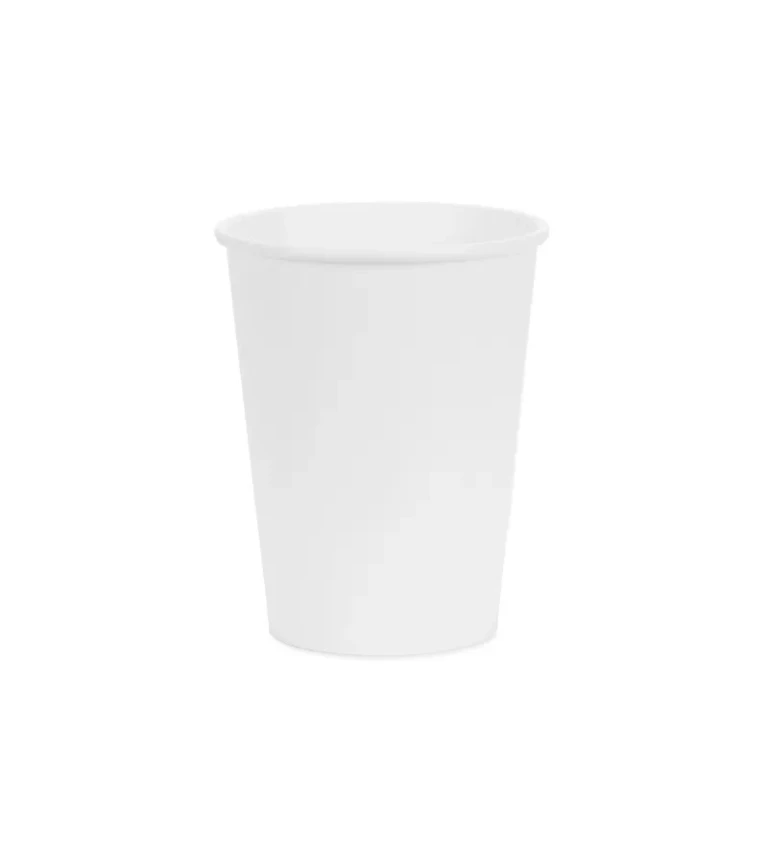 Papírové kelímky bílé