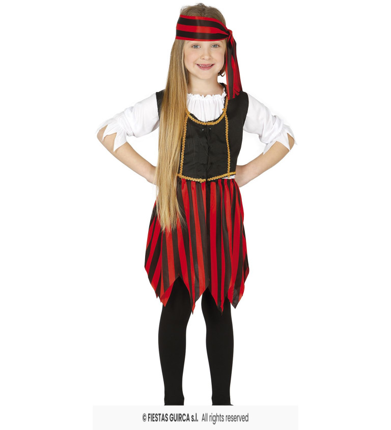 Kostým pro děti – pirátka