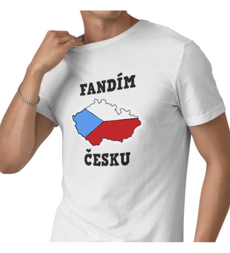 Fandím česku - Pánské triko