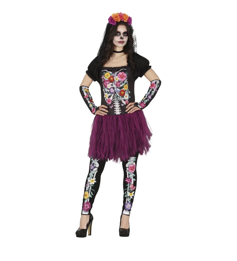 Dámský kostým Catrina Halloween