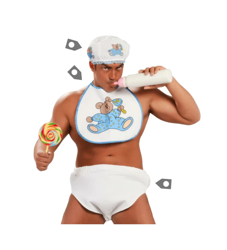 Vtipný baby set pro rozlučku
