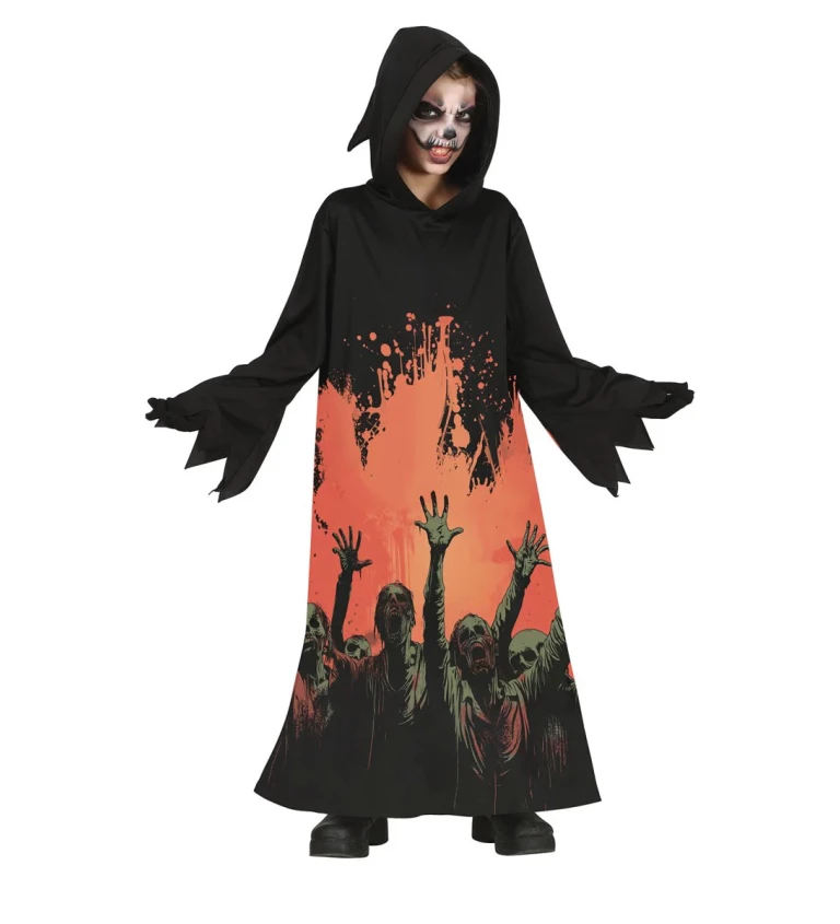 Dětský kostým Zombie s kapucí