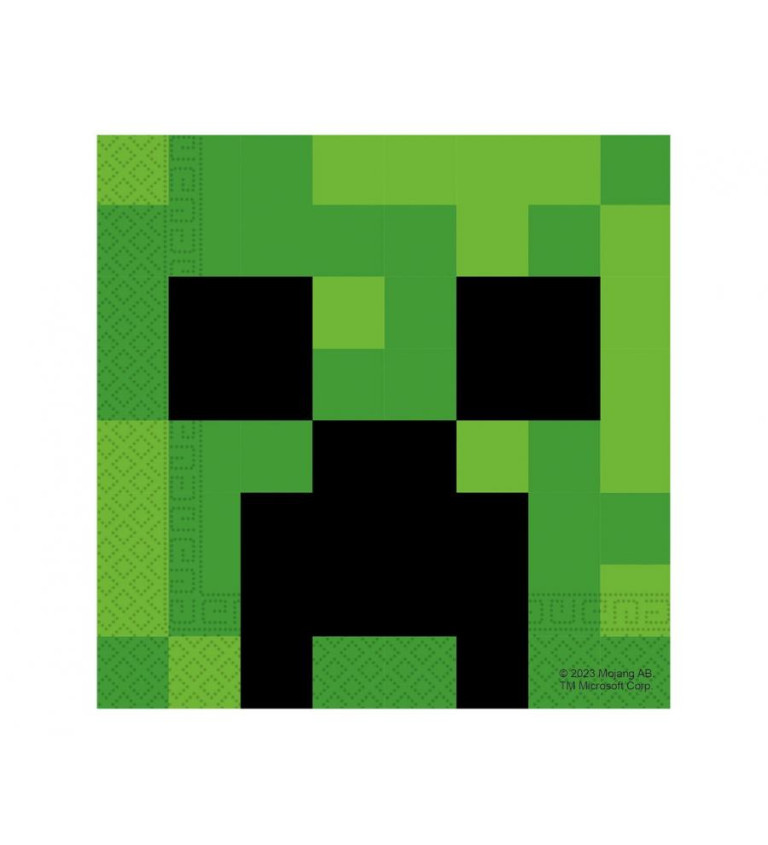 Minecraft – ubrousky Creeper