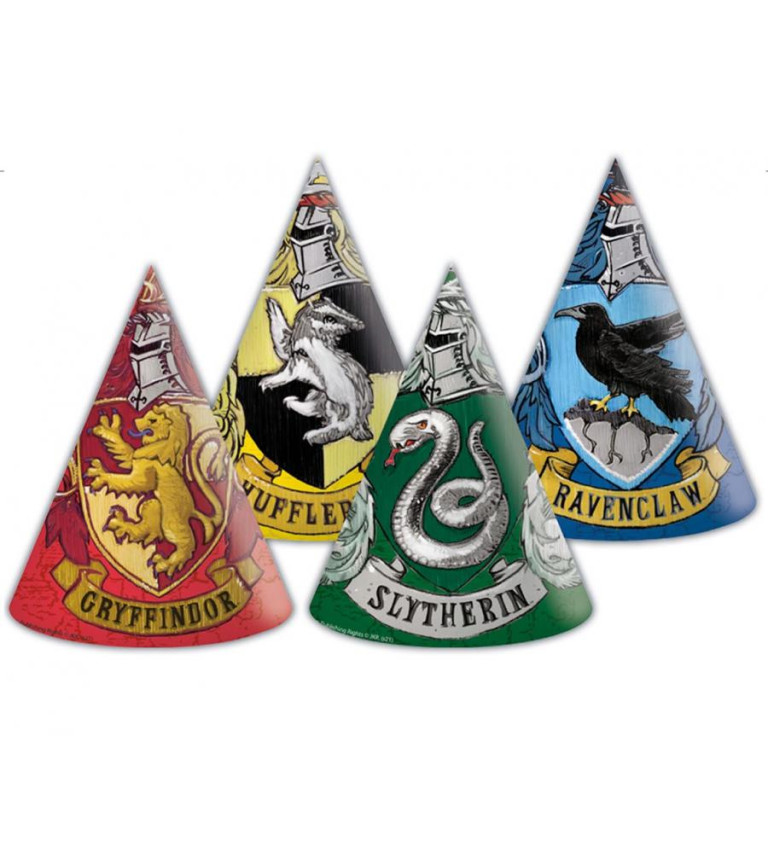 Harry Potter – papírové čepičky Bradavice
