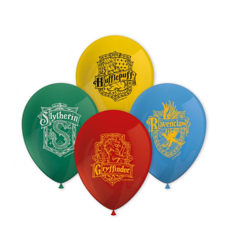 Sada balónků Harry Potter – Hogwarts Houses