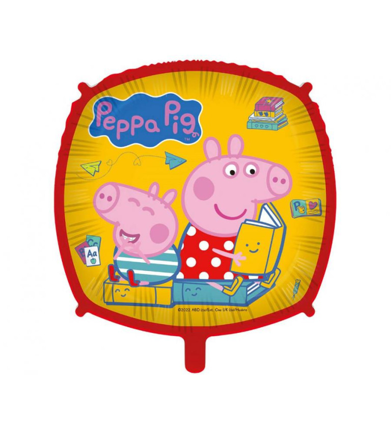Fóliový balónek Peppa Pig – Peppa a George