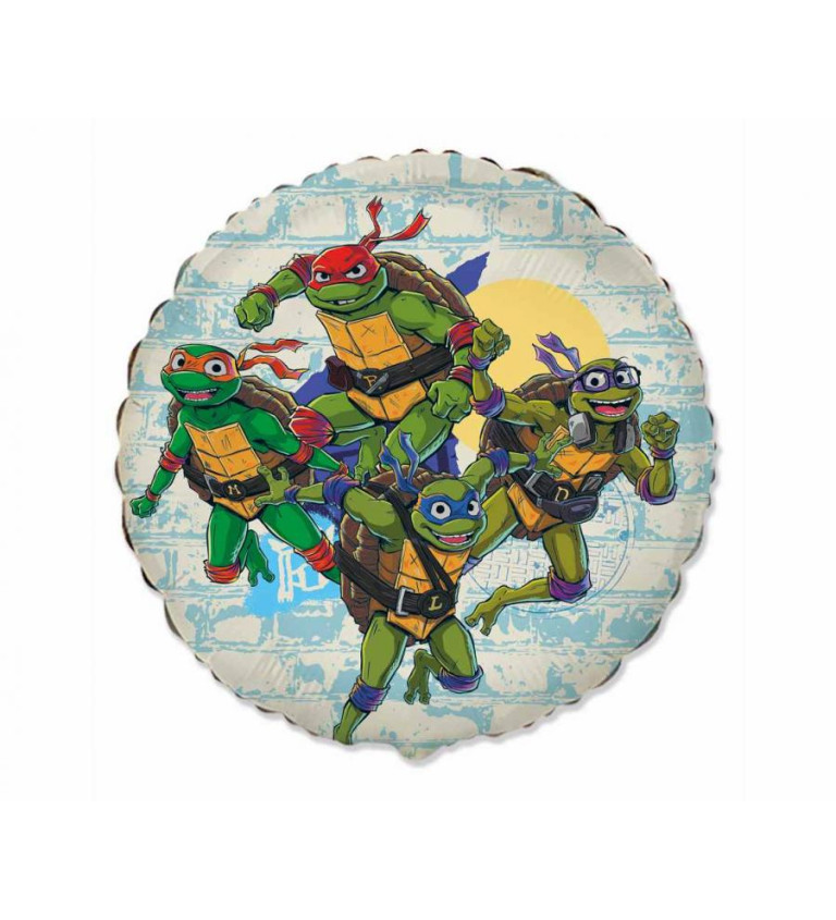 Fóliový balónek Ninja Turtles – želví hrdinové